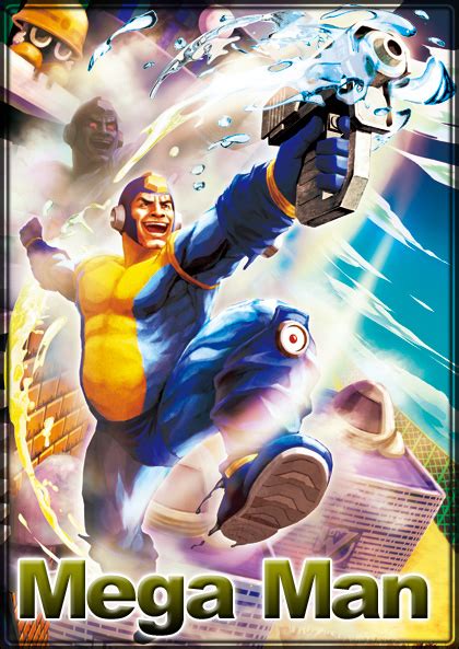 megaman street fighter x tekken|mega man american box art.